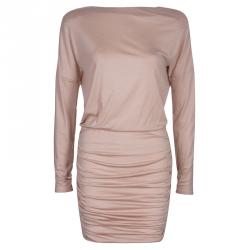 Pre Owned Emilio Pucci Blush Pink Long Sleeve Dress S