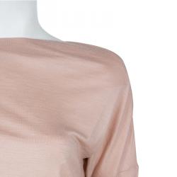 Pre Owned Emilio Pucci Blush Pink Long Sleeve Dress S