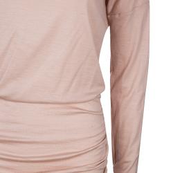 Pre Owned Emilio Pucci Blush Pink Long Sleeve Dress S