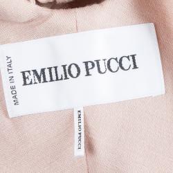 Pre Owned Emilio Pucci Blush Pink Long Sleeve Dress S