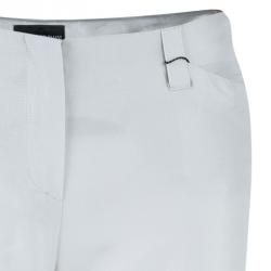 Pre Owned Emporio Armani Palazzo Wide Leg Silk Pants S