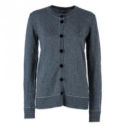Pre Owned Emporio Armani Grey Cardigan M