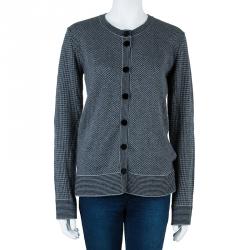 Pre Owned Emporio Armani Grey Cardigan M