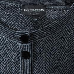 Pre Owned Emporio Armani Grey Cardigan M