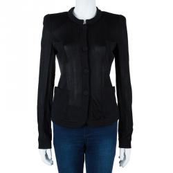 Pre Owned Emporio Armani Black Cardigan M