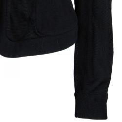 Pre Owned Emporio Armani Black Cardigan M