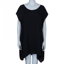 Pre Owned Emporio Armani Double Layered Oversized Dress M