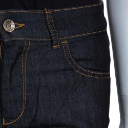 Pre Owned Emporio Armani Blue Jourdan Denim Jeans S