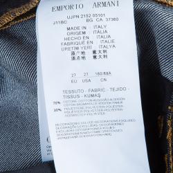 Pre Owned Emporio Armani Blue Jourdan Denim Jeans S
