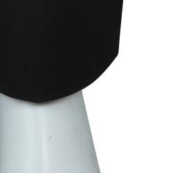 Pre Owned Emporio Armani Black Straight Fit Trousers S