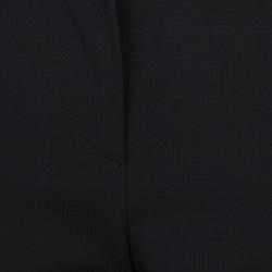 Pre Owned Emporio Armani Black Straight Fit Trousers S