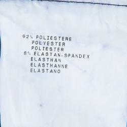 Pre Owned Emporio Armani Black Straight Fit Trousers S