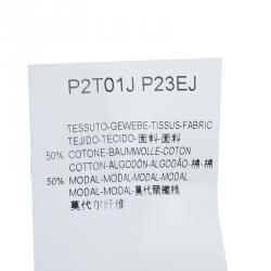 Pre Owned Emporio Armani Pink Studded Logo T-Shirt L