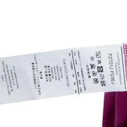 Pre Owned Emporio Armani Pink Studded Logo T-Shirt M