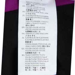 Pre Owned Emporio Armani Black Faux Double Layer Blazer M