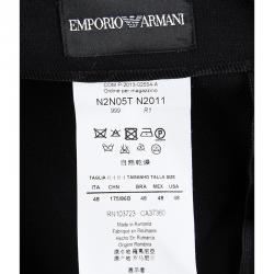 Pre Owned Emporio Armani Black Pencil Skirt L