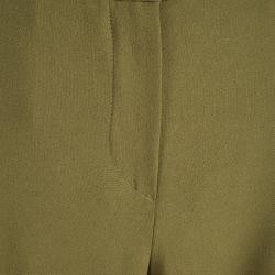 Pre Owned Emporio Armani Green Paneled Trousers S