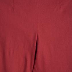 Pre Owned Emporio Armani Red Tapered Trousers S
