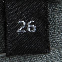 Pre Owned Emporio Armani Metallic Grey Denim Mila Jeggings S