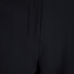 Pre Owned Emporio Armani Grey Contrast Panel Detail Trousers M