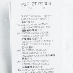 Pre Owned Emporio Armani Green Paneled Trousers M