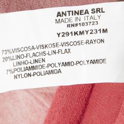 Pre Owned Emporio Armani Bicolor Knit Double Layer Sleeveless Tank Top S