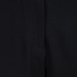 Pre Owned Emporio Armani Black Wide Leg Trousers M