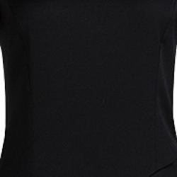 Pre Owned فستان أمبوريو أرماني أكمام طويلة رقبة مرتفعة أسود M