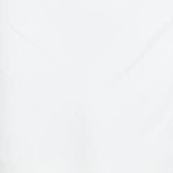 Pre Owned Emporio Armani White Layered Ruffle Bottom Skirt M