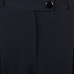 Pre Owned Emporio Armani Black Formal Trousers L