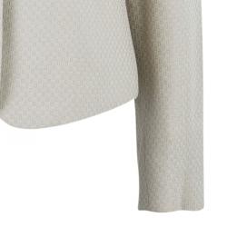 Pre Owned Emporio Armani Beige Skirt Suit M