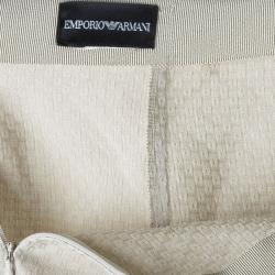 Pre Owned Emporio Armani Beige Skirt Suit M