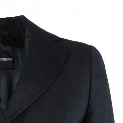 Pre Owned Emporio Armani Charcoal Pant Suit S