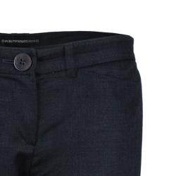 Pre Owned Emporio Armani Charcoal Pant Suit S