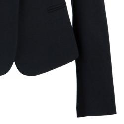 Pre Owned Emporio Armani Black Tailored Blazer S