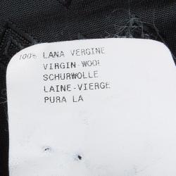 Pre Owned Emporio Armani Black Tailored Blazer S