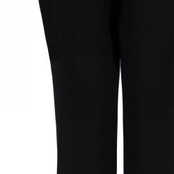 Pre Owned Emporio Armani Black Tailored Trousers L