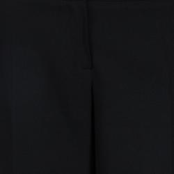 Pre Owned Emporio Armani Black Tailored Trousers L