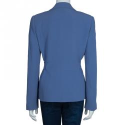 Pre Owned Emporio Armani Loop Detail Blazer M
