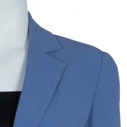 Pre Owned Emporio Armani Loop Detail Blazer M