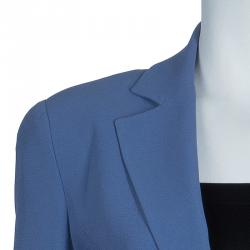 Pre Owned Emporio Armani Loop Detail Blazer M