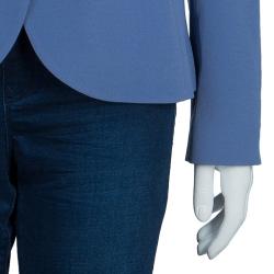 Pre Owned Emporio Armani Loop Detail Blazer M