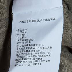 Pre Owned Emporio Armani Loop Detail Blazer M