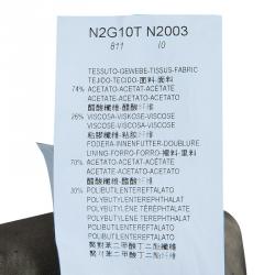 Pre Owned Emporio Armani Loop Detail Blazer M