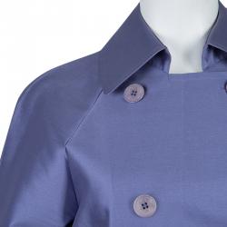 Pre Owned Emporio Armani Lilac Double Breasted Belted Jacket S