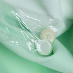 Pre Owned Emporio Armani Pale Mint Green Asymmetric Jacket L