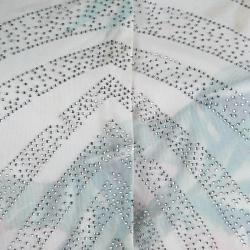 Pre Owned Emporio Armani Elite Multicolor Crystal Embellished Mandarin Collar Jacket S