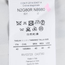 Pre Owned Emporio Armani Elite Multicolor Crystal Embellished Mandarin Collar Jacket S