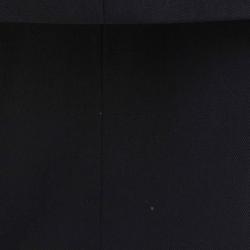 Pre Owned Emporio Armani Black Tailored Skirt Suit S