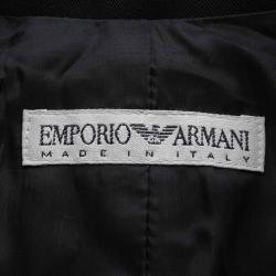 Pre Owned Emporio Armani Black Tailored Skirt Suit S